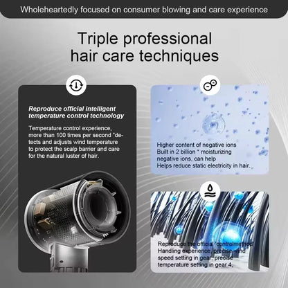 High-Speed Bladeless Negative Ion Hair Dryer