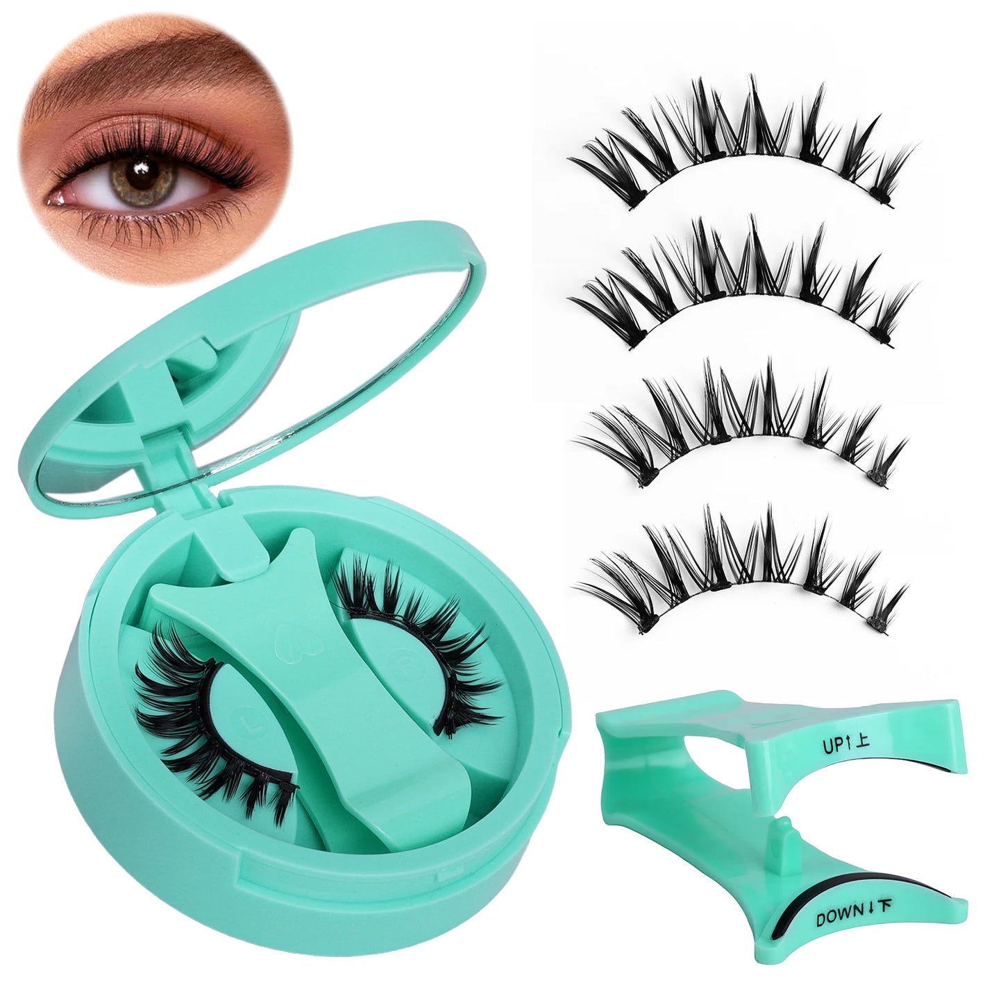 Reusable Magnetic False Eyelashes