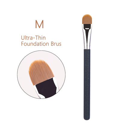 Ultra-Thin Flat Eyebrow and Eyeliner Brush