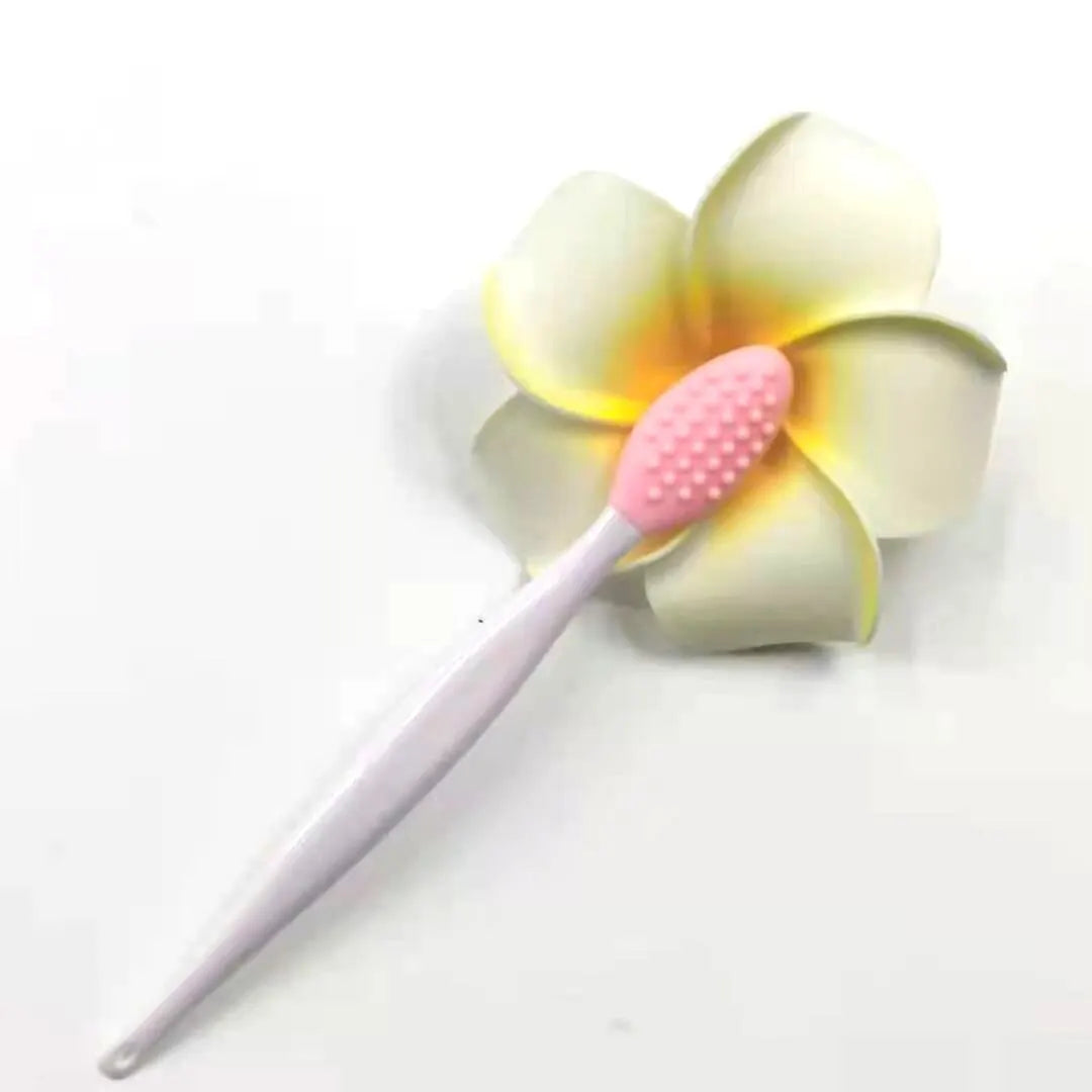 Double-Sided Silicone Exfoliating Brush