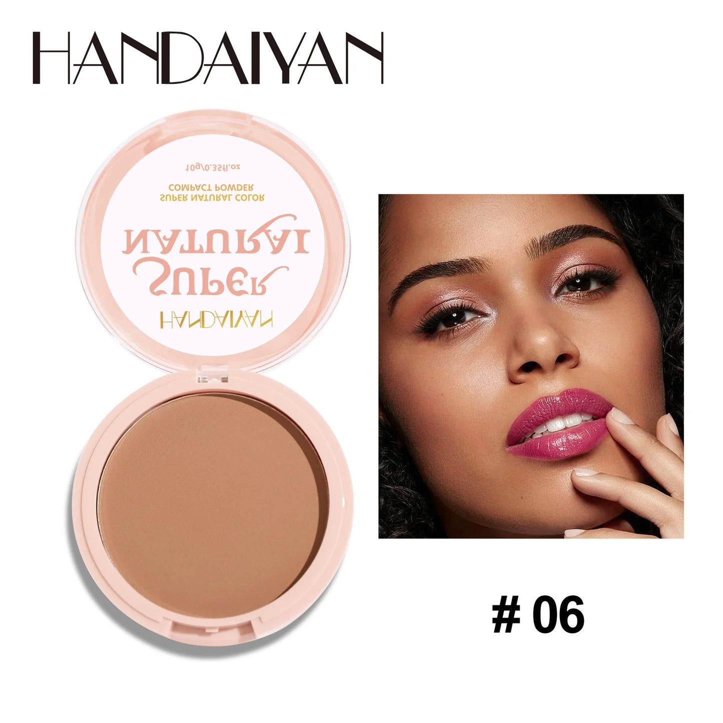 8-Color Waterproof Setting Powder Compact