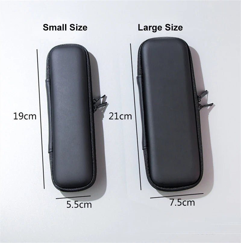 Long Zipper Travel Makeup Brush Bag