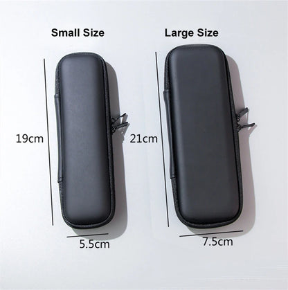 Long Zipper Travel Makeup Brush Bag