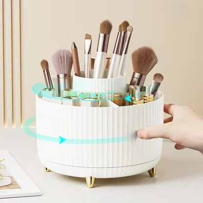 Large Capacity Rotating Cosmetic Storage Rack
