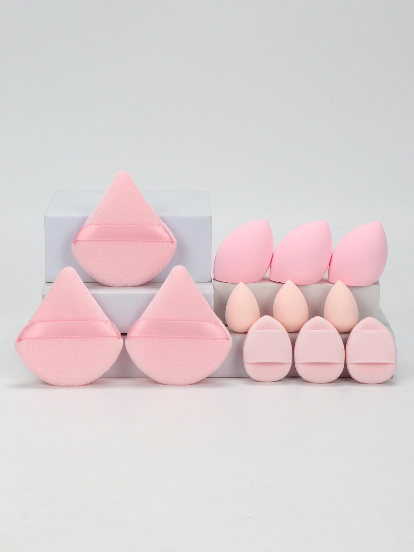 12-Piece All-Purpose Makeup Sponge and Puff Set