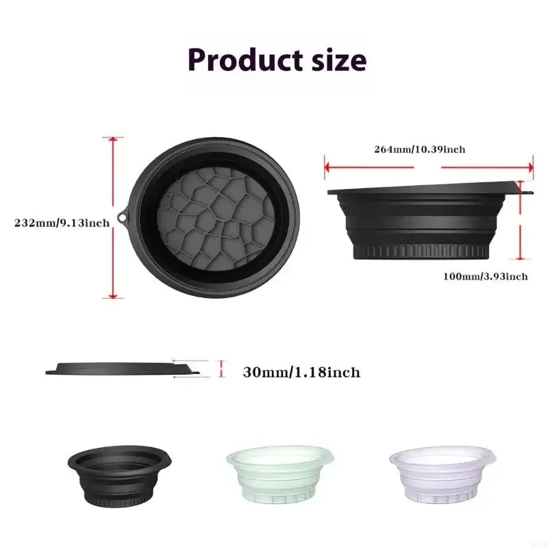 Silicone Foldable Ice Bath Bowl