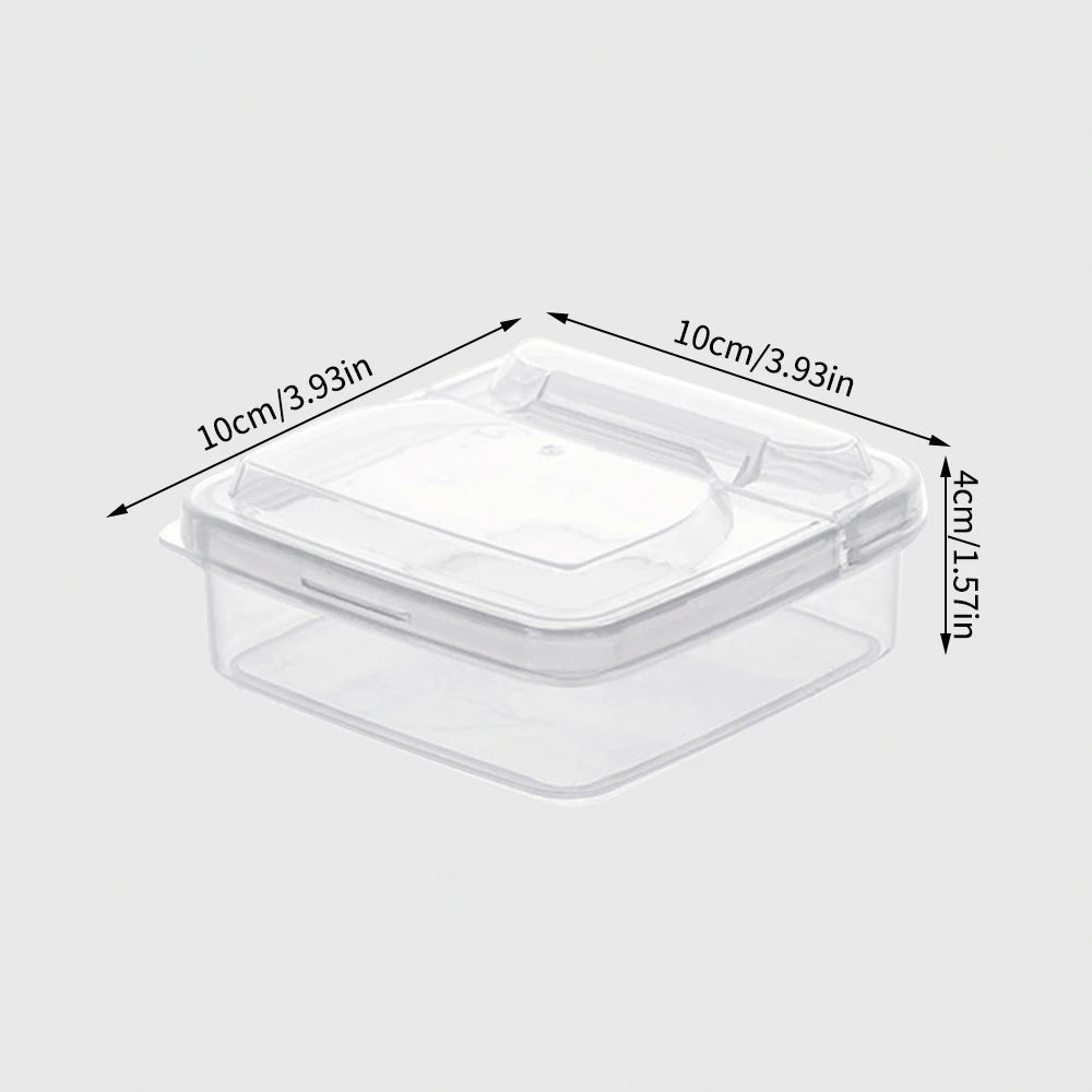 Transparent Flip-Top PP Storage Box
