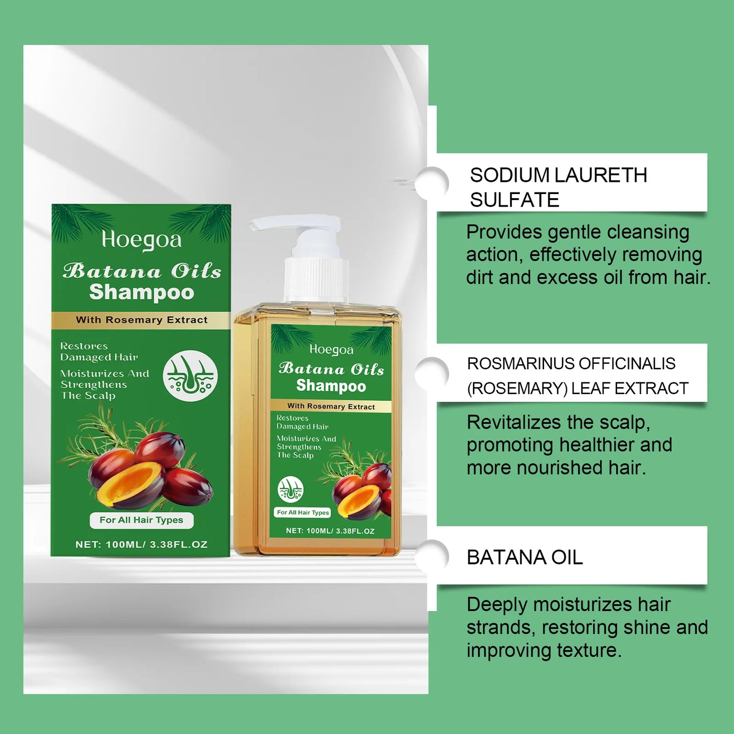 Batana Rosemary Anti-Dandruff Shampoo