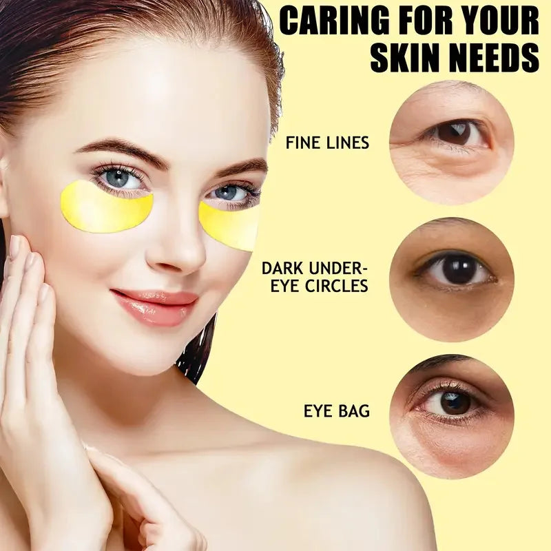 Collagen Aloe Golden Eye Masks