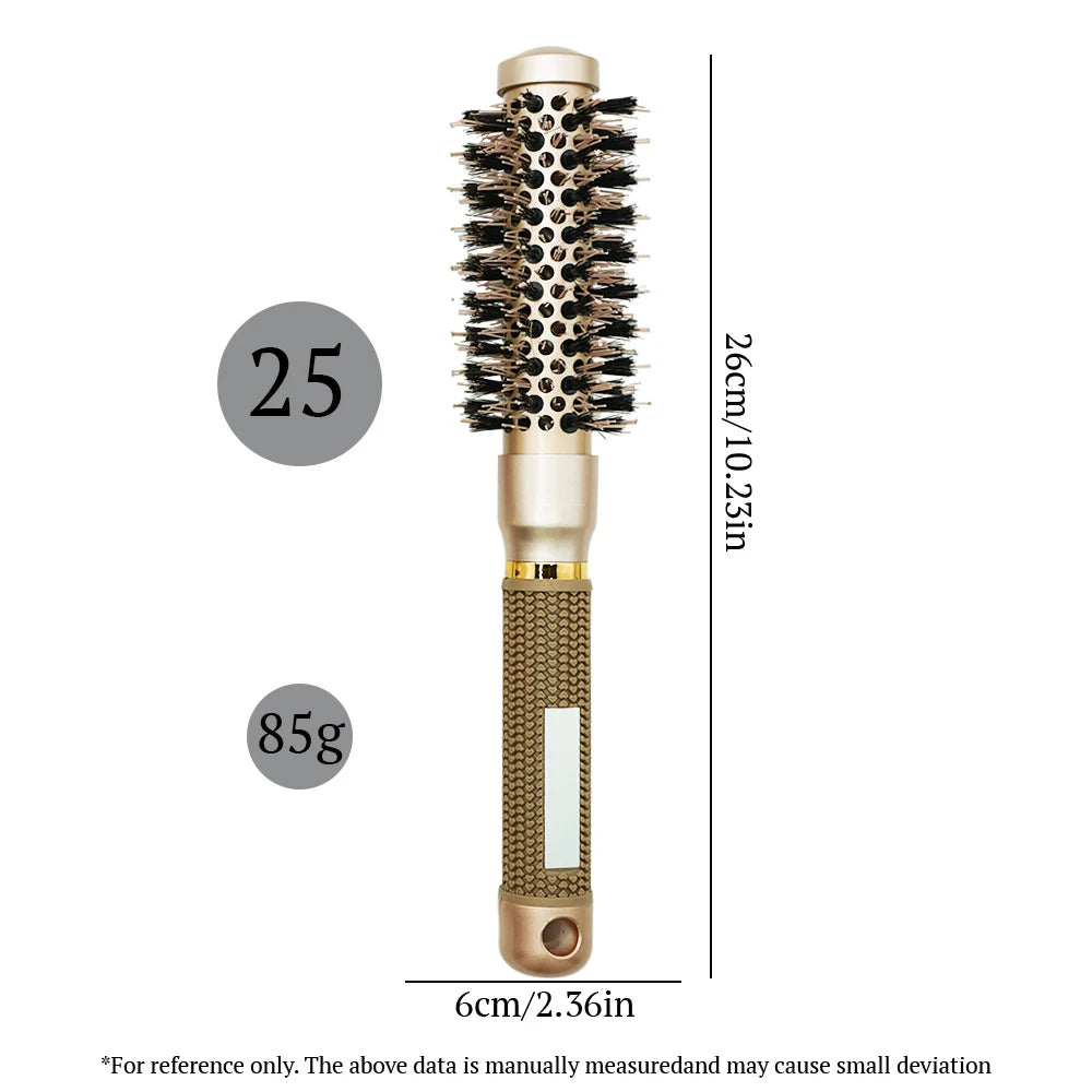 Aluminum Round Barrel Hair Curling Brush