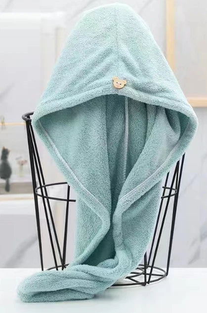 Microfiber Quick-Dry Hair Wrap Towel Turban