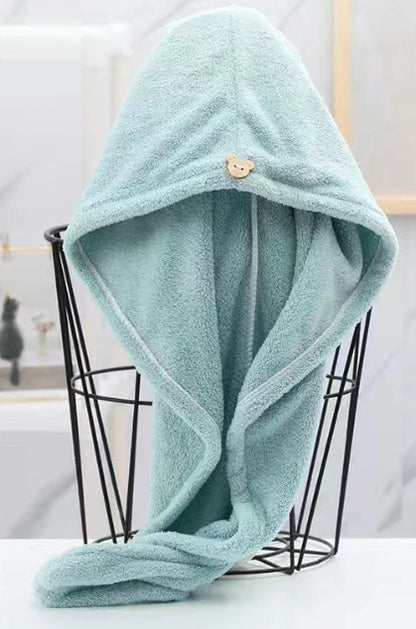 Microfiber Quick-Dry Hair Wrap Towel Turban