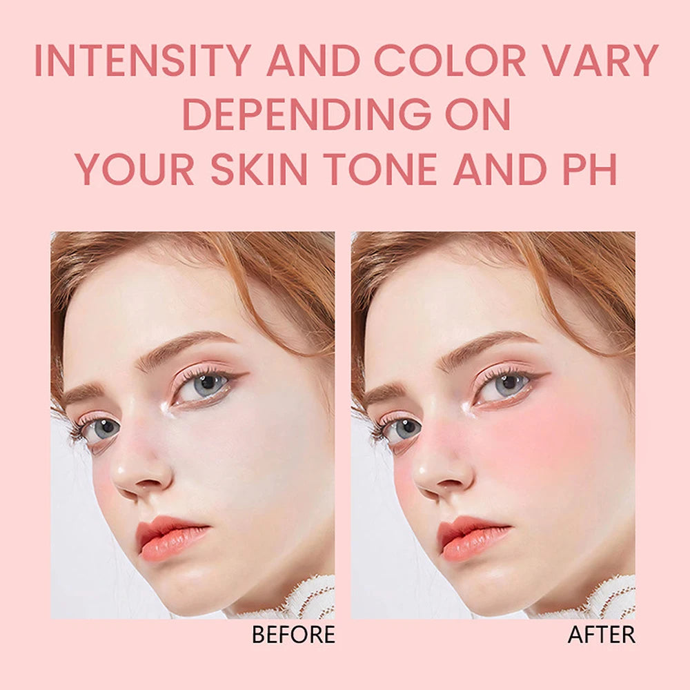 Low-Saturation Nude Pink Monochrome Blush