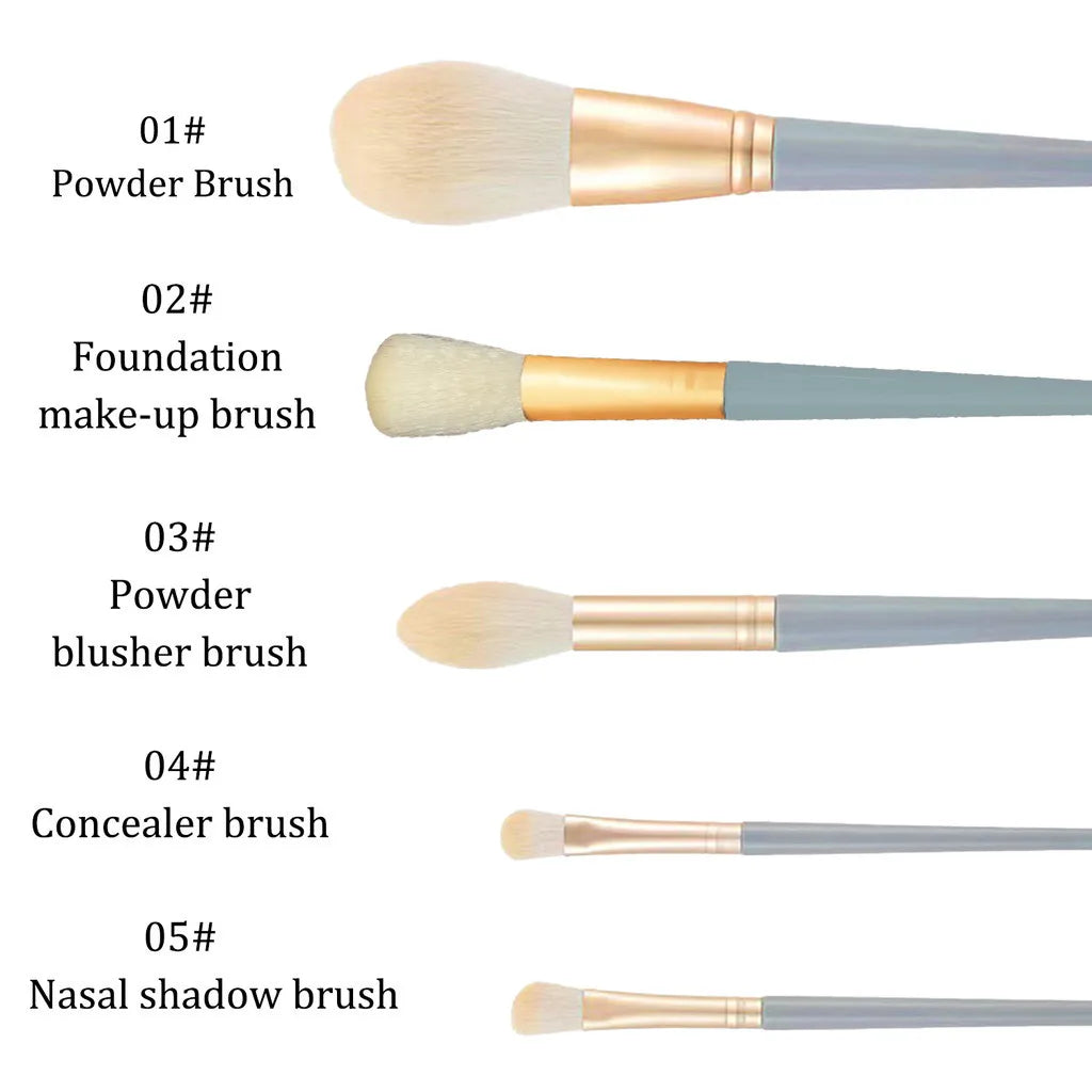 Ten-Piece Ultra-Soft Makeup Brush Set