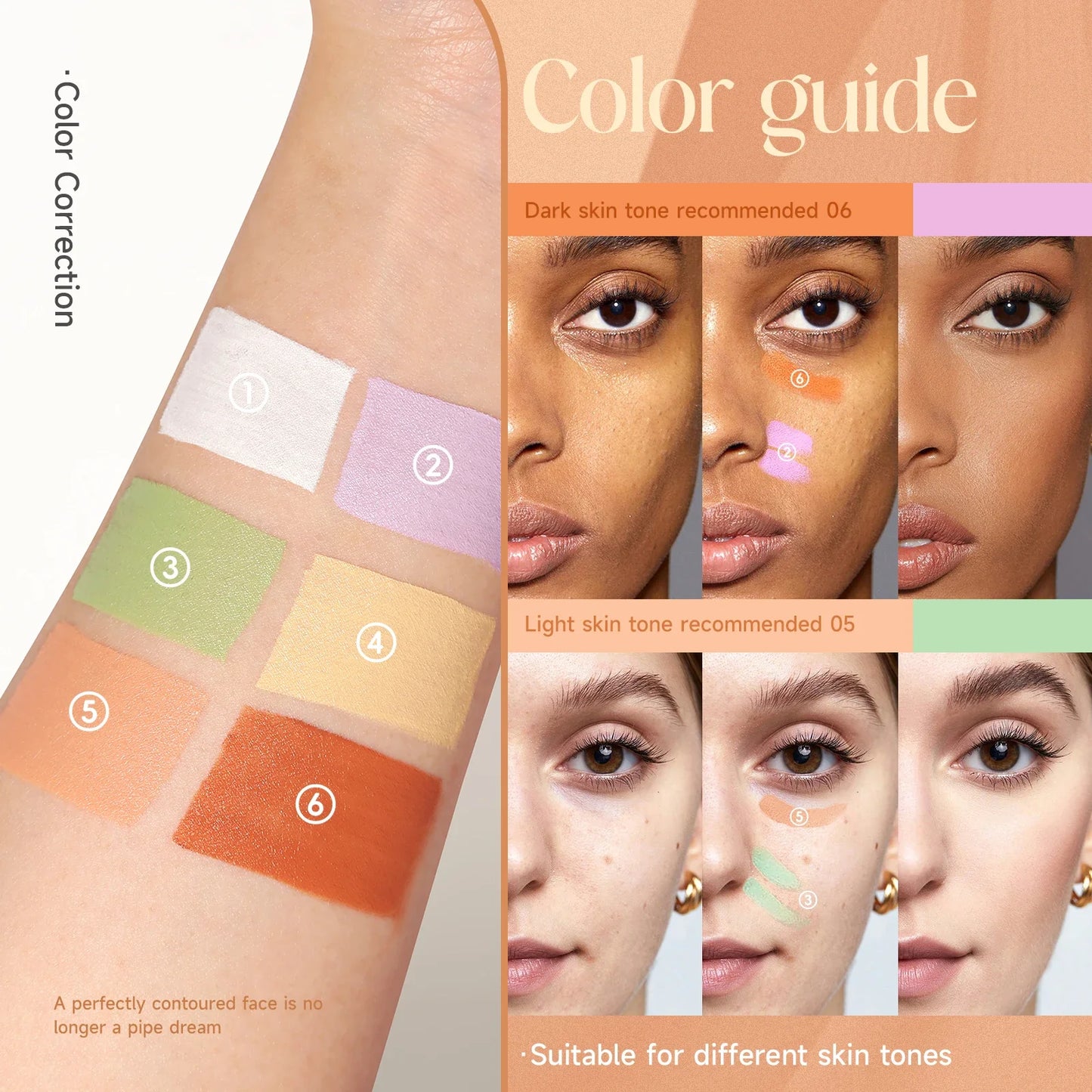 Natural Liquid Foundation Concealer Color Adjuster