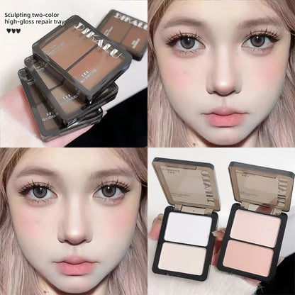 Dual-Color Matte Highlighter and Contour Palette