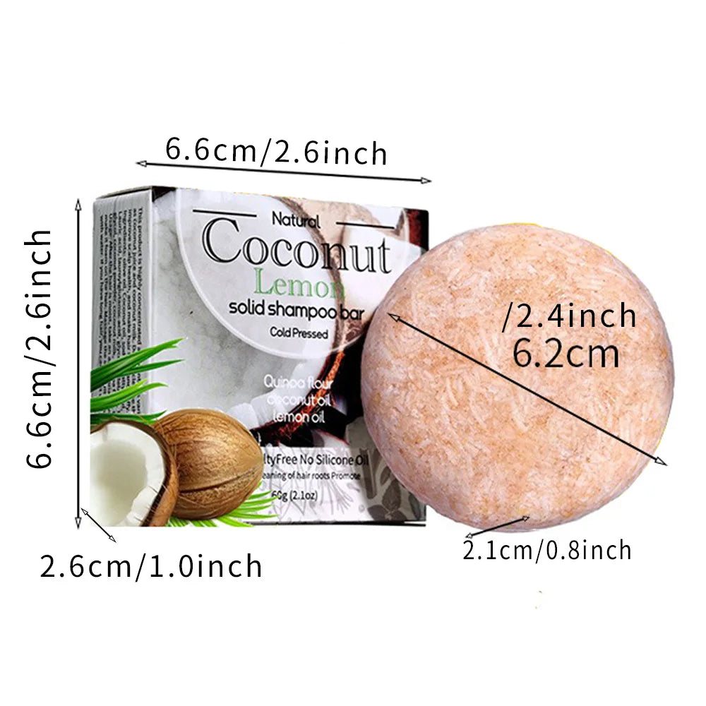 Coconut Essential Oil Solid Shampoo Bar