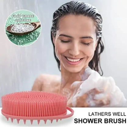 2-in-1 Silicone Shower Brush