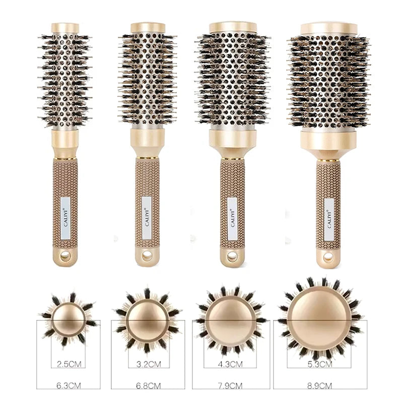 Heat Conductive Aluminum Barrel Volumizing Curling Brush
