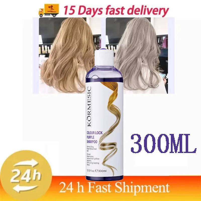 300ml Long-Lasting Purple Shampoo