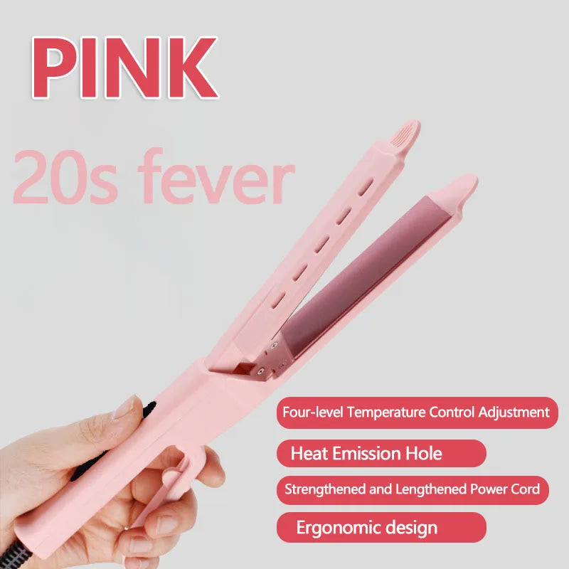 Dual-Use Hair Straightener Curler