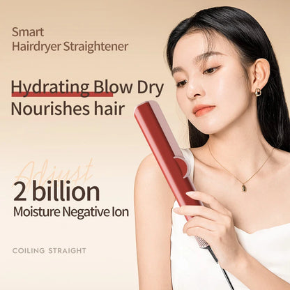 2-in-1 Ionic Hair Straightener and Dryer