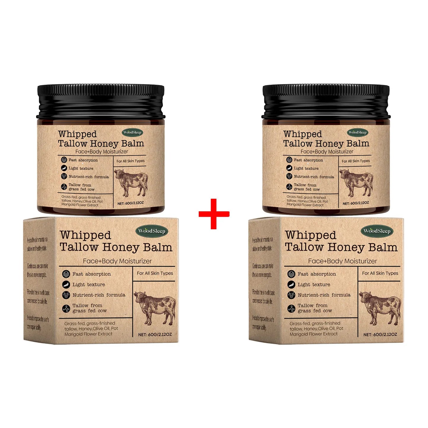 Whipped Beef Tallow Honey Balm