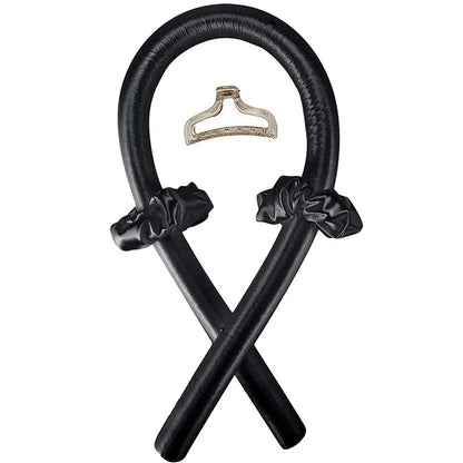 Heat-Free Satin Hair Curler and Silk Sleeping Cap Set