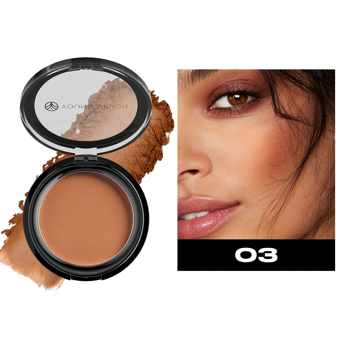 Six-Color Matte Bronze Powder