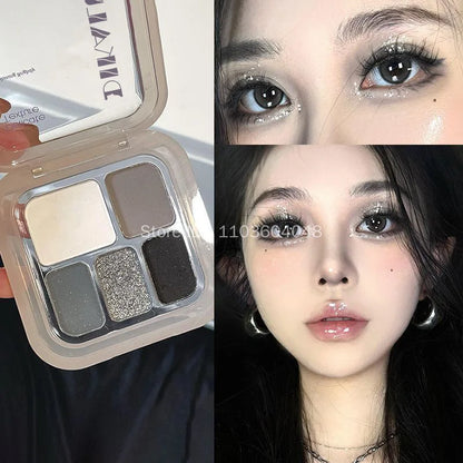 5-Color Punk Smokey Eyeshadow Palette