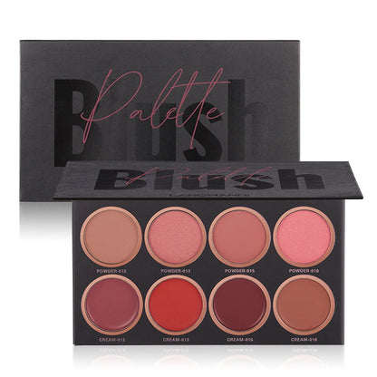 Eight-Color Brightening Blusher Palette