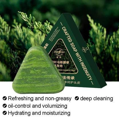 Herbal Cypress Ginseng Shampoo Bar