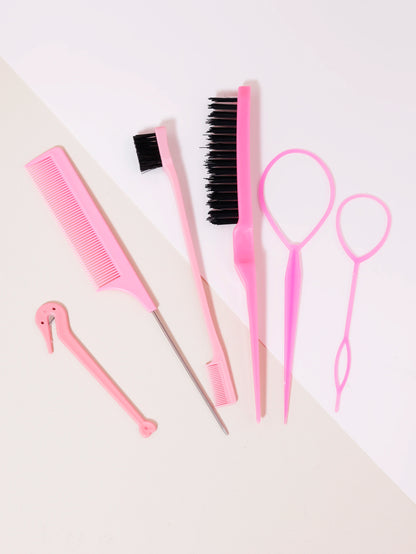 6PCS Professional Hair Styling Comb Set