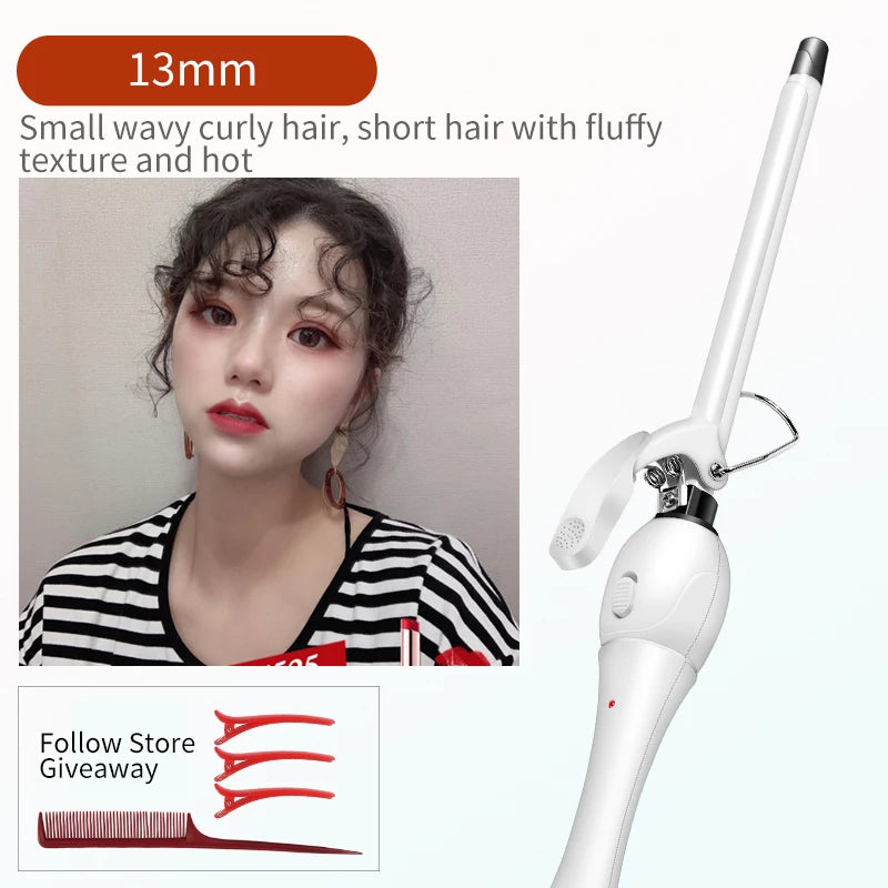 Professional 9mm Ceramic Curling Wand