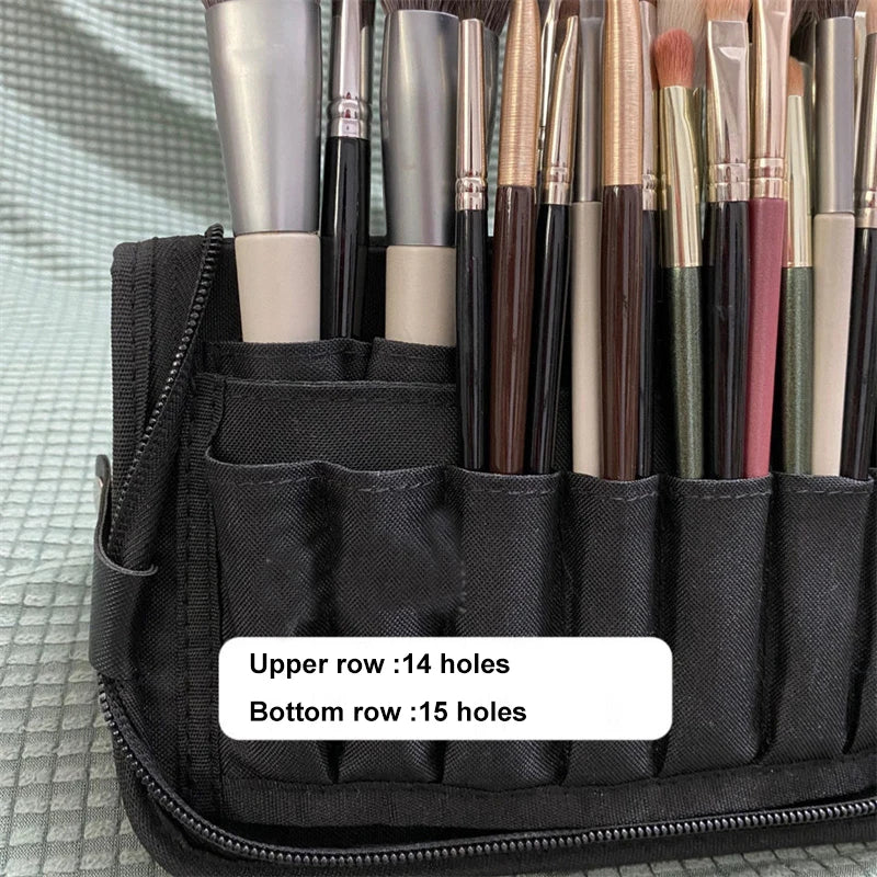 Foldable Waterproof Makeup Brush Bag
