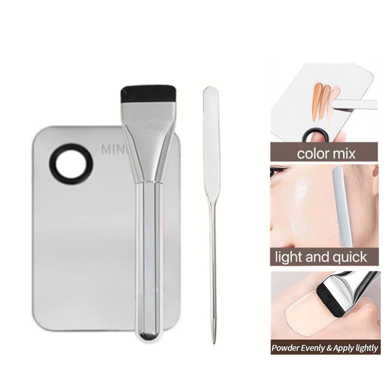 Stainless Steel Makeup Mixing Palette