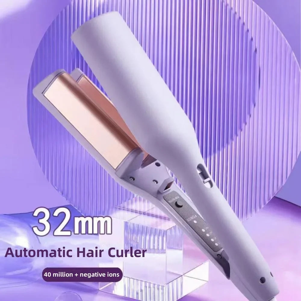 32mm Deep Wave Hair Curler with Adjustable Temperature