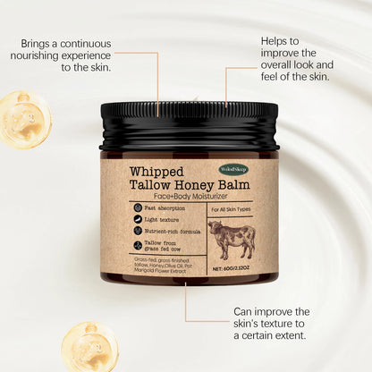 Whipped Beef Tallow Honey Balm