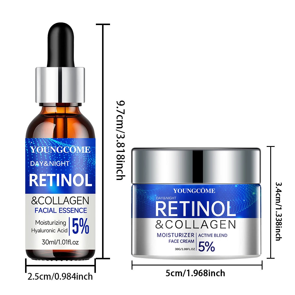 Retinol Cream and Serum Set