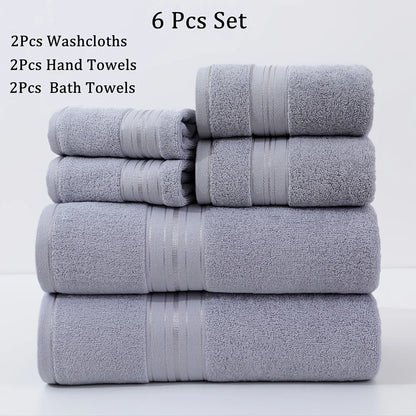 6-Piece Cotton Towel Set