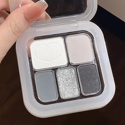 5-Color Punk Smokey Eyeshadow Palette