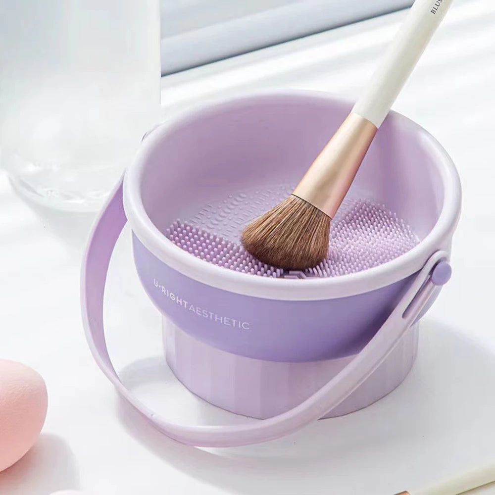 Silicone Makeup Brush Cleaning Box