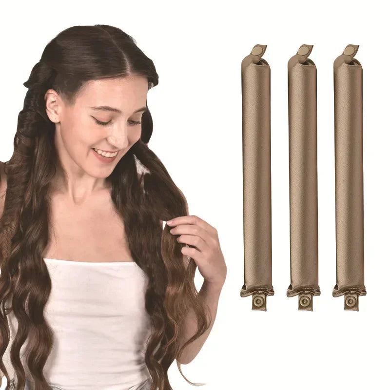 Heatless Satin Curling Rod Headband