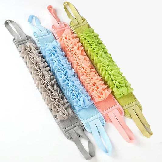 2-in-1 Exfoliating Back Scrubber Belt
