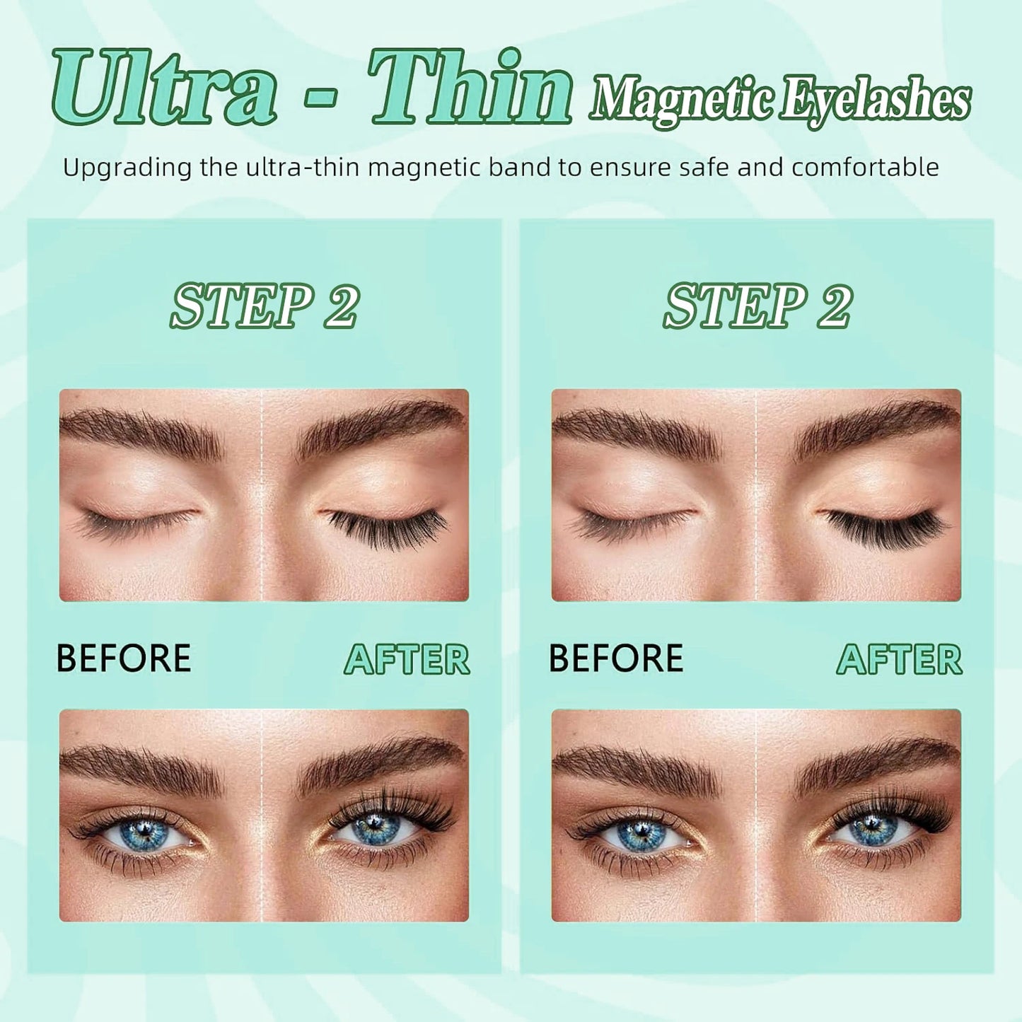 Reusable Magnetic False Eyelashes