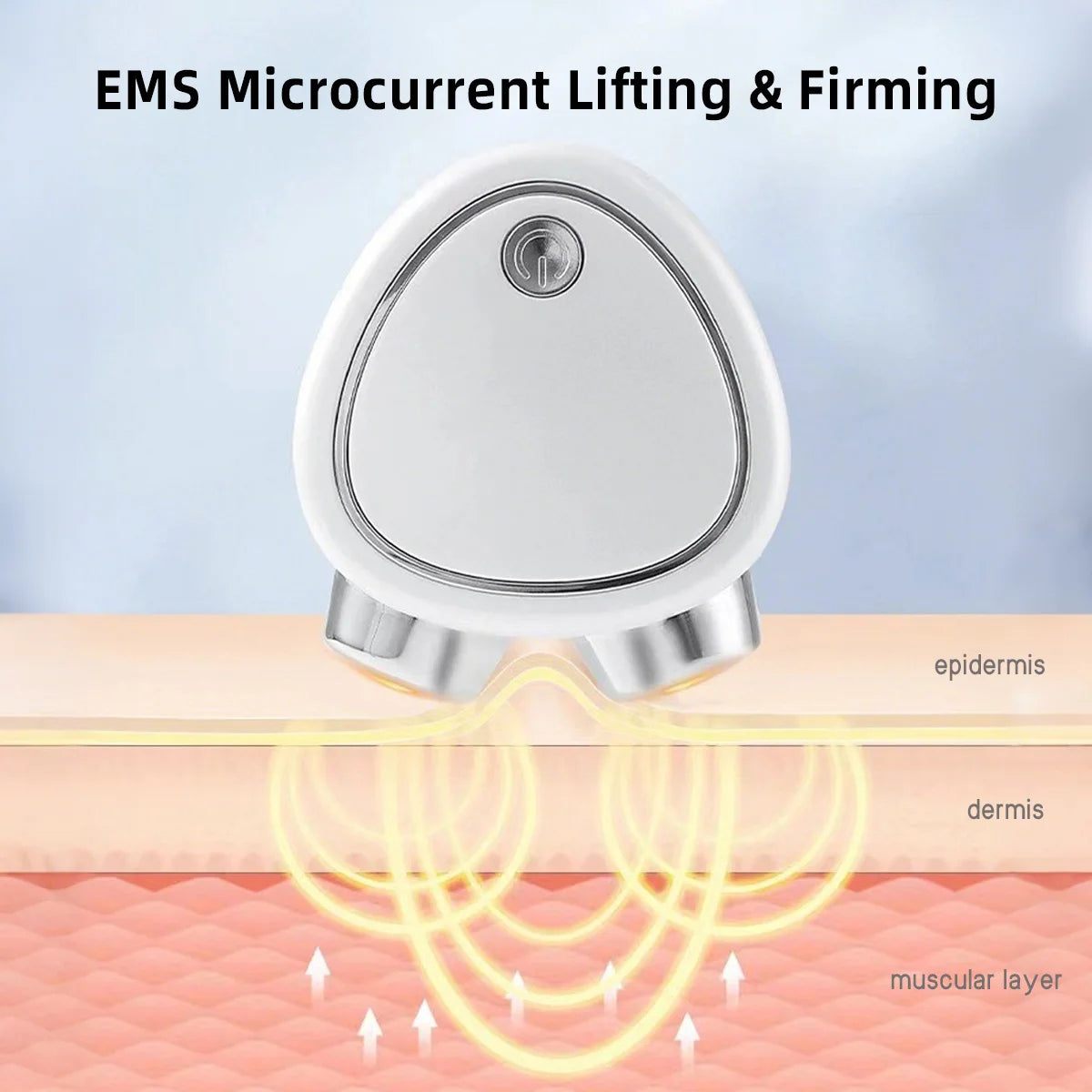 Portable EMS Microcurrent 3D Roller Massager