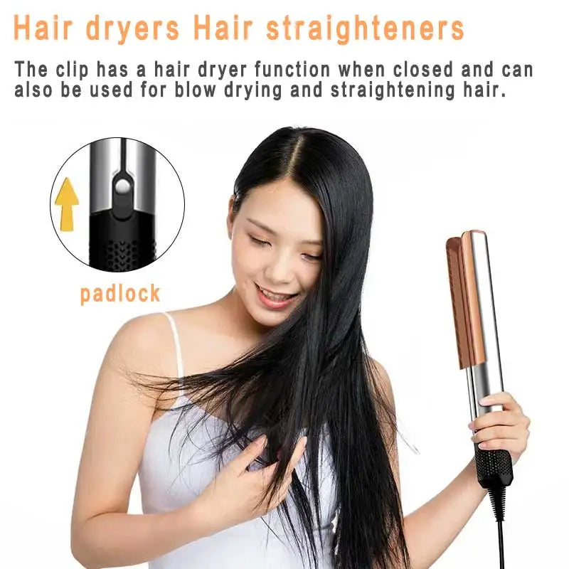 Professional 2-in-1 Hair Dryer Straightener