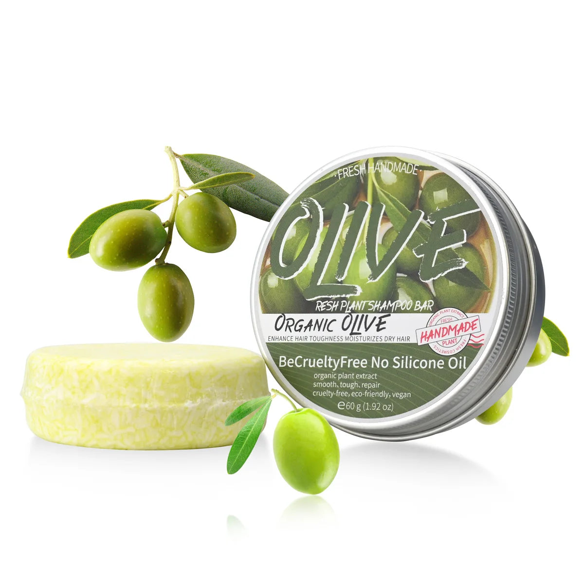 Olive Essence Solid Shampoo Bar