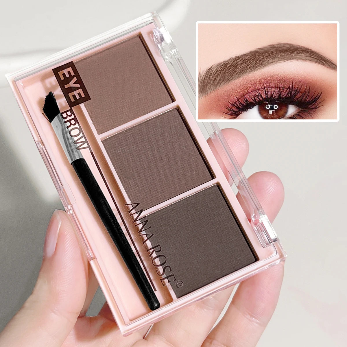 Three-Color Waterproof Eyebrow Powder