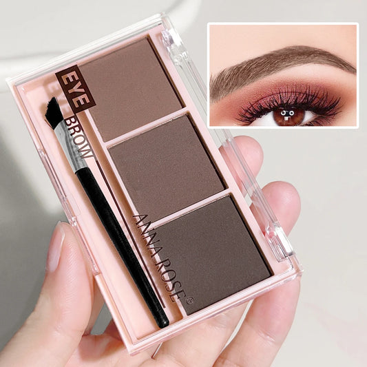 Three-Color Waterproof Eyebrow Powder